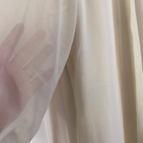 3/4 Length Sleeve Tie Neck Shift Dress (Juniors) - Picture 4 of 7